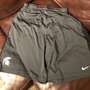 Men’s Nike XL Michigan State dri fit shorts